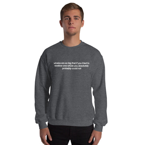 absolutely probably crewneck sweatshirt