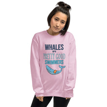 Load image into Gallery viewer, PRETTY GOOD SWIMMERS crewneck sweatshirt