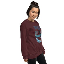 Load image into Gallery viewer, PRETTY GOOD SWIMMERS crewneck sweatshirt