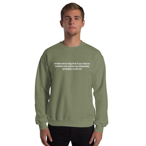 absolutely probably crewneck sweatshirt