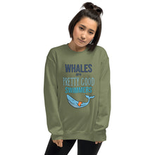 Load image into Gallery viewer, PRETTY GOOD SWIMMERS crewneck sweatshirt