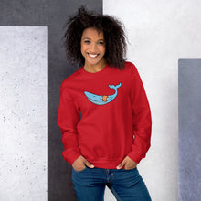 Load image into Gallery viewer, FLOATIE WHALE crewneck sweatshirt