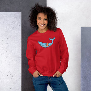 FLOATIE WHALE crewneck sweatshirt