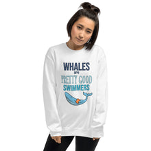 Load image into Gallery viewer, PRETTY GOOD SWIMMERS crewneck sweatshirt