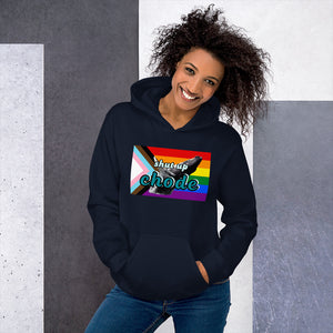 shut up chode pride hoodie