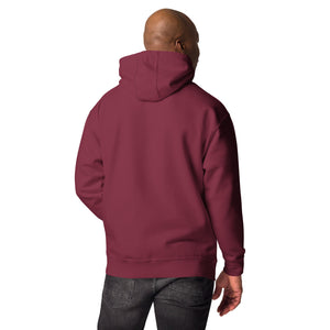 BIG WHALE HOODIE - PURPLE STITCH - EMBROIDERED