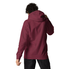 Load image into Gallery viewer, BIG WHALE HOODIE - PINK STITCH - EMBROIDERED