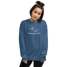 Load image into Gallery viewer, whale hello there crewneck